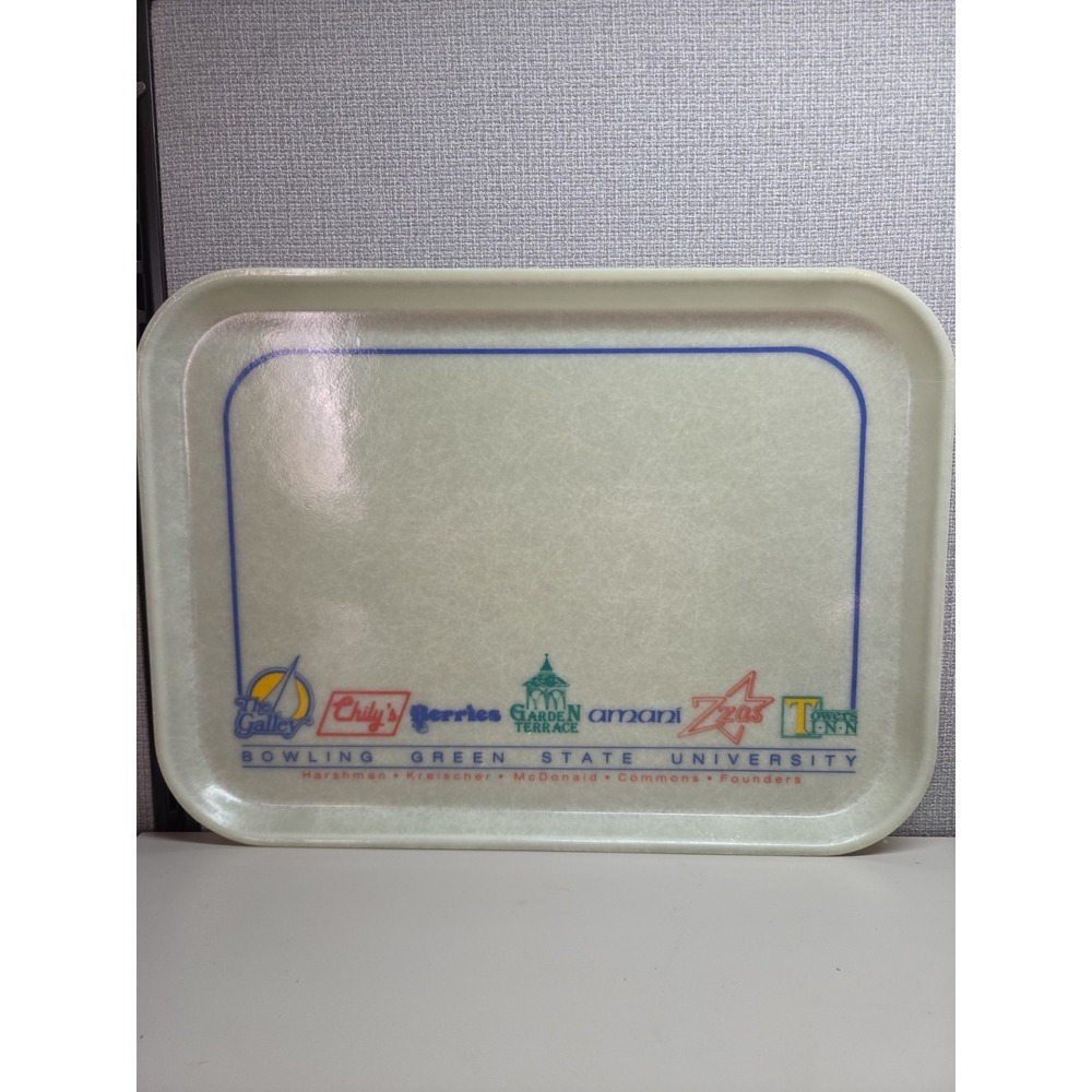 Vintage Cambro Camtray Bowling Green State University Fiberglass Tray